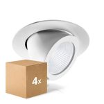 Mehrfachpackung 4x Noxion LED-Spot Forza Weiß 35W 3000lm 36D - 930 Warmweiß | 168mm - Höchste Farbwiedergabe