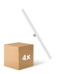 Mehrfachpackung 4x Ledvance Ledinestra BASE LED Röhre 6W 640lm - 827 Extra Warmweiß | 50cm - Ersatz Für 40W