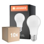 Mehrfachpackung 10x Ledvance Classic LED E27 Birne Matt 8.5W 806lm - 827 Extra Warmweiß | Ersatz Für 60W