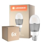 Mehrfachpackung 6x Ledvance LED Glühbirne HQL LED P E40 41W 5400lm - 827 Extra Warmweiß | Ersatz Für 125W