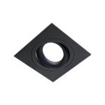 Noxion Einbau Spot Boxi MR16 schwenkbar Schwarz | Ausschnitt 80mm - GU10 Sockel