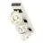 SLV Kalu Triple Wand und Deckenleuchte Aluminium Weiß 47W 3400lm - 830 Warmweiß | Dimmbar 