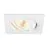 SLV New Tria Universal 68 Spot Aluminium Weiß Quadrat 8.6W 600lm 38D - 925-930-940 CCT | Ausschnitt 68mm - Höchste Farbwiedergabe - Dimmbar 