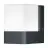 Ledvance Smart+ Wifi Wandleuchte Cube Dunkel Grau Außenbeleuchtung 9.5W 500lm - 830 Warmweiß | RGBW - Dimmbar