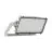 Ledvance LED-Scheinwerfer Max Radial 10 Aluminium Grau 600W 76800lm 180d - 830 Warmweiß | IP66 - Symmetrisch