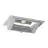 LED Downlight Wallwasher Wally Maxi Grau 46W 6400lm 70x75D - 840 Kaltweiß - 238x145mm