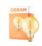 Osram Vintage 1906 LED E27 Globe Fadenlampe Goud 125mm 4W 300lm - 820 Zeer Warm Wit | Dimbaar - Vervangt 28W