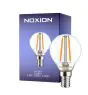 Noxion Lucent LED E14 Kugel Fadenlampe Klar 2.5W 250lm - 827 Extra Warmweiß | Ersatz für 25W