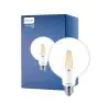 Philips MASTER Value LED Globe E27 120mm Fadenlampe Klar 5.9W 806lm - 927 Extra Warmweiß | Höchste Farbwiedergabe - Ersatz für 60W