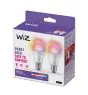 Doppelpack 2x WiZ Smart LED E27 Birne Fadenlampe Matt 9W 806lm - 822-865 Abstimmbares Weiß + RGB | Dimmbar - Ersatz Für 60W