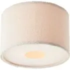 Brilliant Teddy Deckenleuchte Metall Textil Beige | 350mm - Geeignet für 2x E27