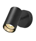 SLV Asto Aluminium Spot Schwarz | Geeignet für 1x GU10