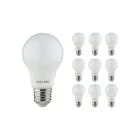 Mehrfachpackung 10x Noxion Lucent Classic LED E27 Birne Matt 8.5W 806lm - 827 Extra Warmweiß | Ersatz für 60W