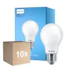 Mehrfachpackung 10x Philips Corepro LED Glühbirne E27 Birne Matt 10.5W 1521lm - 830 Warmweiß | Ersatz Für 100W