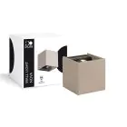 D'Lite Wandleuchte Nova Aluminium Beige Up & Down 4.9W 480lm - 830 Warmweiß | IP54 - Verstellbarer Abstrahlwinkel