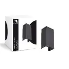 D'Lite Wandleuchte Aurora Aluminium Schwarz Up & Down 6.5W 500lm - 830-840 CCT | IP54