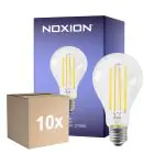 Mehrfachpackung 10x Noxion Lucent Fadenlampe LED E27 Birne Fadenlampe Klar 10.5W 1521lm - 827 Extra Warmweiß | Ersatz Für 100W