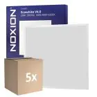 Mehrfachpackung 5x Noxion LED Panel Ecowhite V4.0 28W 3360lm - 830-840-865 CCT | 62x62cm - UGR 