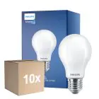 Mehrfachpackung 10x Philips Master LED E27 Birne Fadenlampe Matt 3.4W 470lm - 922-927 Dim To Warm | Höchste Farbwiedergabe - Dimmbar - Ersatz Für 40W