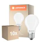 Mehrfachpackung 10x Ledvance Classic LED E27 Birne Matt 5.9W 806lm - 827 Extra Warmweiß | Dimmbar | mable - Ersatz Für 60W