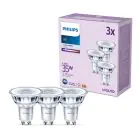 Mehrfachpackung 3x Philips LED-Spot GU10 PAR16 4W 275lm 36D - 840 Kaltweiß
