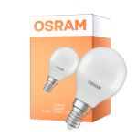 Osram Classic LED E14 Boule Dépolie 3.3W 250lm - 827 Blanc Très Chaud | Équivalent 25W