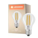 Ledvance Classic LED E27 Poire Filament Claire 4.2W 470lm - 927 Blanc Très Chaud | Meilleur rendu des couleurs - Dimmable - Équivalent 40W
