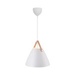 DFTP by Nordlux Suspension Luminaire Strap 36 Blanc - Métal | E27 Max 40W