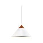 DFTP by Nordlux Kinto Suspension Luminaire Métal et Bois Blanc | 420mm - Convient pour E27