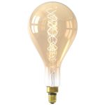 Calex XXL Splash Dorée LED E27 Filament 3W 250lm- 822 Blanc Très Chaud | Dimmable