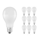 Lot 10x Osram CLASSIC LED E27 Poire Dépolie 19W 2452lm - 827 Blanc Très Chaud | Équivalent 150W