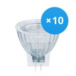 Lot 10x Osram Performance Spot LED Réflecteur GU4 MR11 4.2W 345lm 36D - 840 Blanc Froid | Équivalent 35W