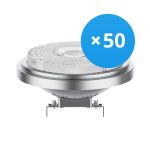 Lot 50x Noxion LED Spot G53 AR111 7.2W 450lm 40D - 918-927 Dim To Warm | Meilleur Rendu Des Couleurs - Dimmable - Équivalent 50W