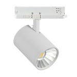 Noxion Spot LED Sur Rail 3 Phases  Delta Pro Aluminium Blanc 40W 4900lm 36D - 930-940-957 CCT | UGR <19