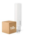 Lot 10x Philips CorePro PL-C LED 9.5W 1100lm - 840 Blanc Froid | 4-Pins - Équivalent 26W