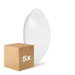 Lot 5x Ledvance Surface Circulaire 350 18W 830 1440lm Blanc IP44 | Blanc Chaud