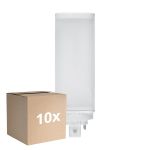 Lot 10x Ledvance Dulux-TE LED 10W 1100lm - 840 Blanc Froid | 4-Pins - Équivalent 26W