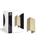 D'Lite Applique Murale Aurora Aluminium Dorée Up & Down 6.5W 500lm - 830-840 CCT | IP54