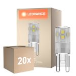 Lot 20x Ledvance Performance LED Capsule Claire G9 1.9W 200lm - 827 Blanc Très Chaud | Équivalent 20W