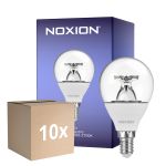 Lot 10x Noxion LED E14 Boule 5W 470lm - 922 - 927 Dim to Warm| Meilleur Rendu Des Couleurs - Dimmable - Équivalent 40W