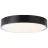 Brilliant Slimline Plafonnier Métal Plastique Noir Blanc 22W 2400lm - 830 Blanc Chaud | 330mm