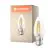 Ledvance Classic LED B22 Bougie Filament Claire 3.4W 470lm - 827 Blanc Très Chaud | Équivalent 40W