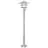 Nordlux Agger LED Lampadaire extérieur Métal Brushed Aluminium | Convient pour 1x E27 