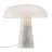 DFTP by Nordlux Lampe De Chevet Glossy Marbre et Verre Blanc | 320mm - Convient pour 1x E27