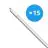 Lot 15x Réglette LED Étanche 27W 2970lm - 840 Blanc Froid | 150cm