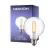 Noxion Lucent Filament LED E27 Globe Claire 7W 806lm - 827 Blanc Très Chaud | Dimmable - Équivalent 60W