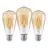 Lot 3x Eglo LED Edison E27 Filament Ambre 4W 400lm - 822 Blanc Très Chaud | Équivalent 40W