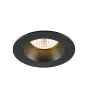 SLV New Tria 68 Spot Aluminium Noir Rond 8.3W 460lm 38D - 927 Blanc Très Chaud | Diamètre 68mm -  Meilleur Rendu Des Couleurs - Dimmable 