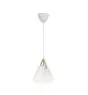 DFTP by Nordlux Strap 27 Suspension Luminaire Verre et Métal Blanc | Convient pour E27