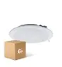 Lot 6x Downlight LED Pan 24W 1920lm 840 Blanc Froid | 225mm - Diamètre 195mm